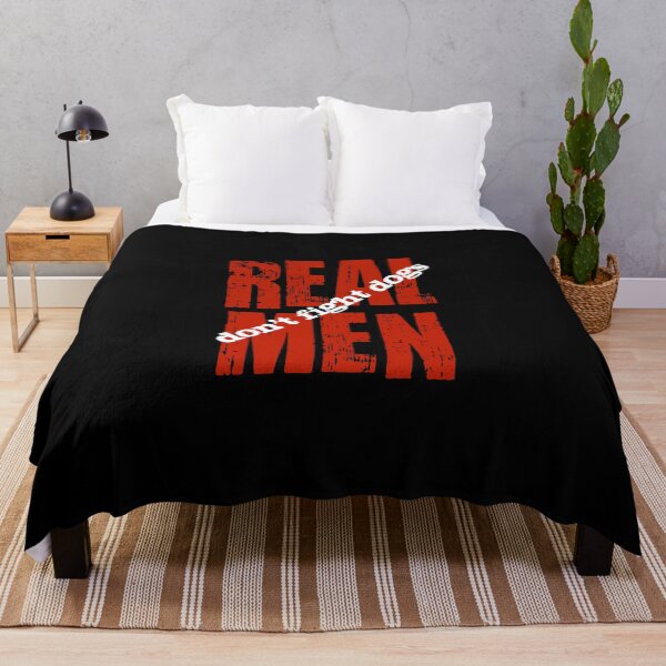 Item preview, REAL MEN don't fight dogs designed and sold by Kristina Gale.