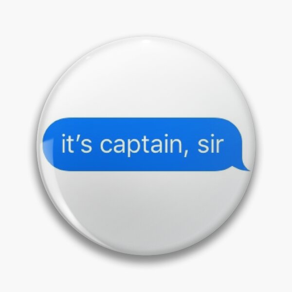 Item preview, It's Captain Sir designed and sold by ruthierue.