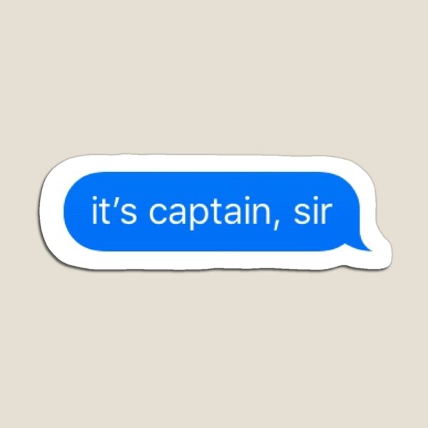 Item preview, It's Captain Sir designed and sold by ruthierue.