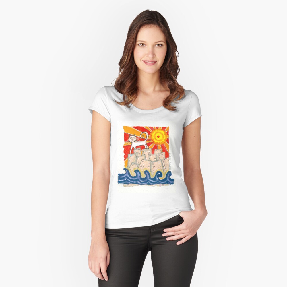 Item preview, Fitted Scoop T-Shirt designed and sold by aremaarega.