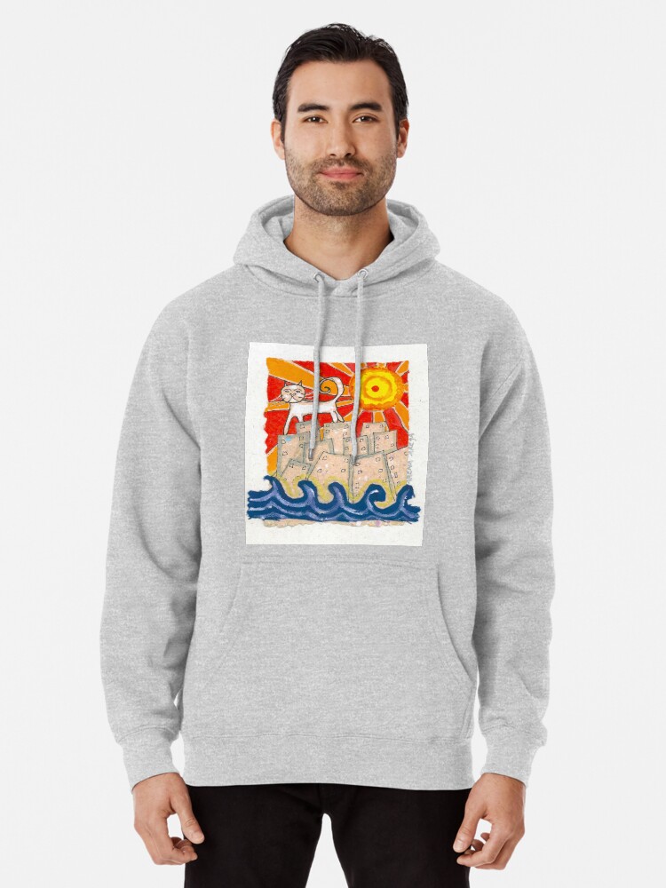 Alternate view of Gato en la ciudad Pullover Hoodie