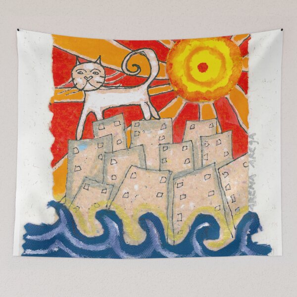 Item preview, Gato en la ciudad designed and sold by Arema Arega.