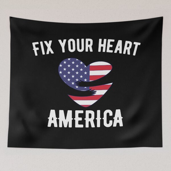 Item preview, fix your heart america Gifts  designed and sold by CodingForTech.
