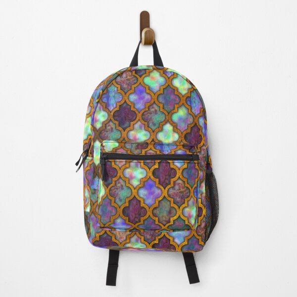 Item preview, Moroccan tiles iridescent pattern  designed and sold by Art by Lilia.