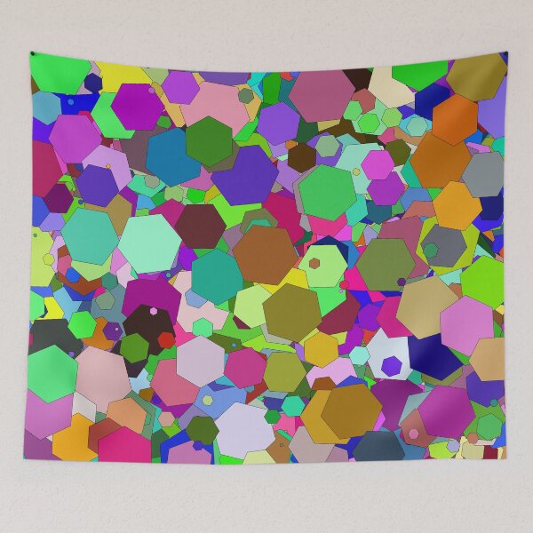 Item preview, Stacked Hexagons 001 designed and sold by Rupert Russell.