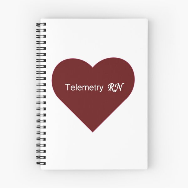 Item preview, Dark Red Heart Telemetry RN designed and sold by ArtsyRabbit.