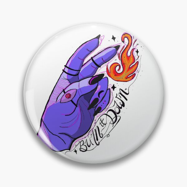 Item preview, Burn it Down—PURPLE designed and sold by Amanda  Porter.