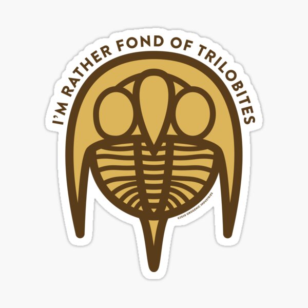 Item preview, I'm rather fond of trilobites (Brown colorway) designed and sold by David Orr.