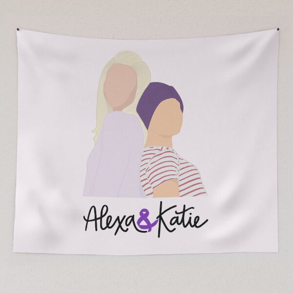 Item preview, Alexa and Katie logo design  designed and sold by Shreya Somani.