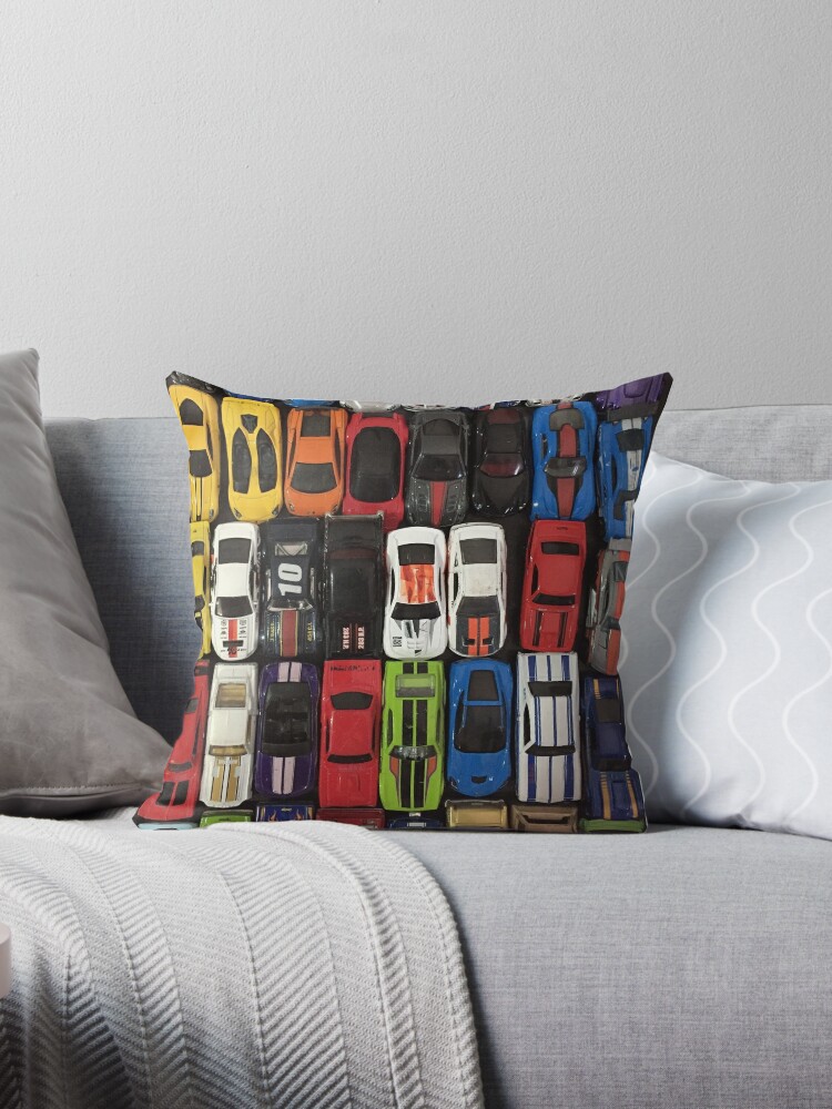 hot wheels pillow