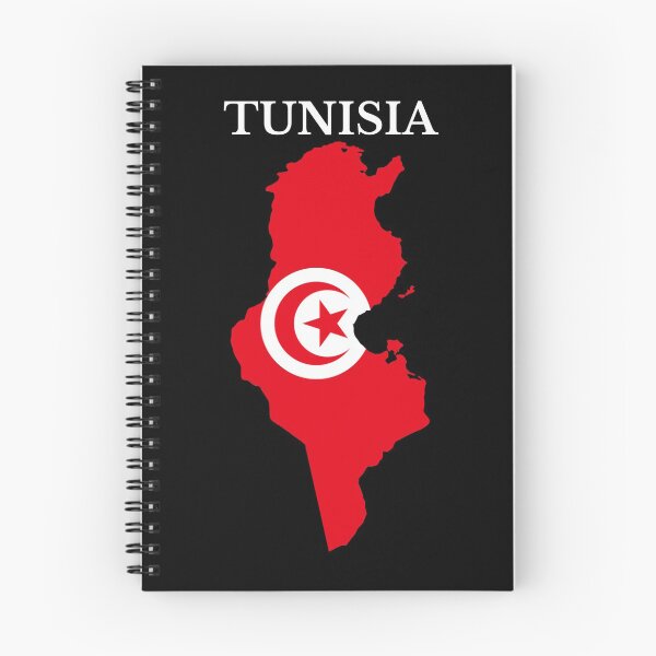 Item preview, Tunisia Map Flag designed and sold by marosharaf.