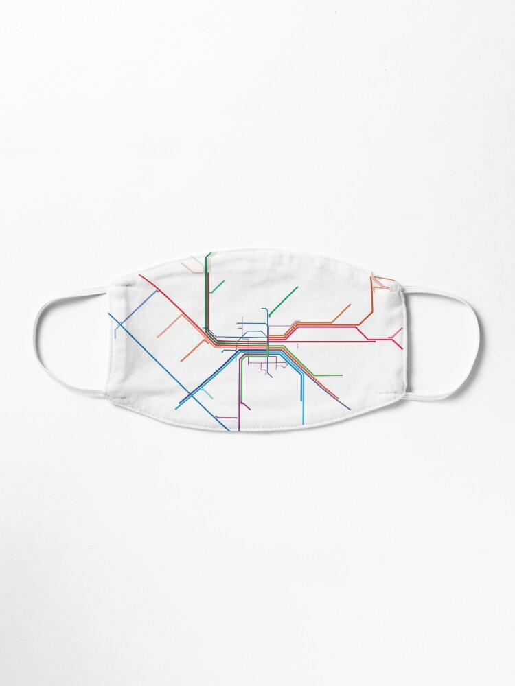 Alternate view of Nuremberg Rail Map Mask