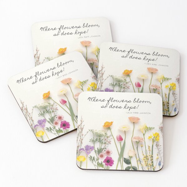 Item preview, Where flowers bloom, so does hope!  designed and sold by 10Creates.