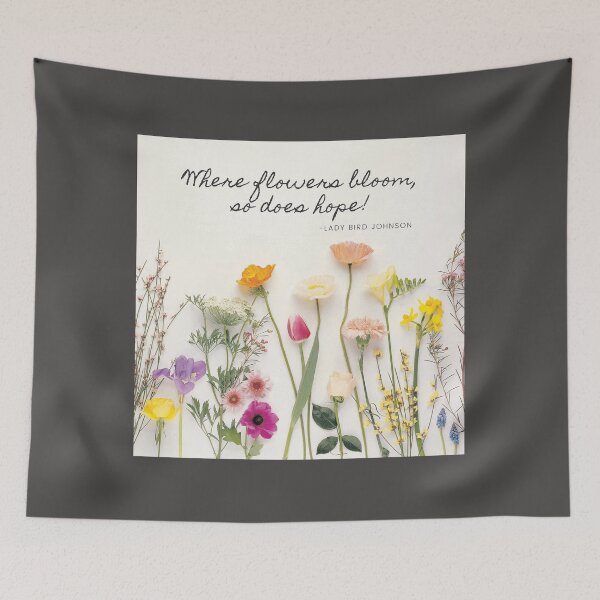Item preview, Where flowers bloom, so does hope!  designed and sold by 10Creates.