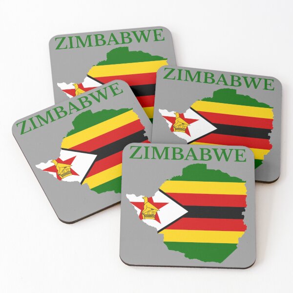 Item preview, Zimbabwe Flag Map designed and sold by marosharaf.
