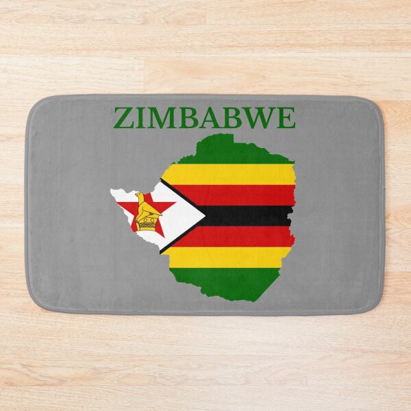 Item preview, Zimbabwe Flag Map designed and sold by marosharaf.
