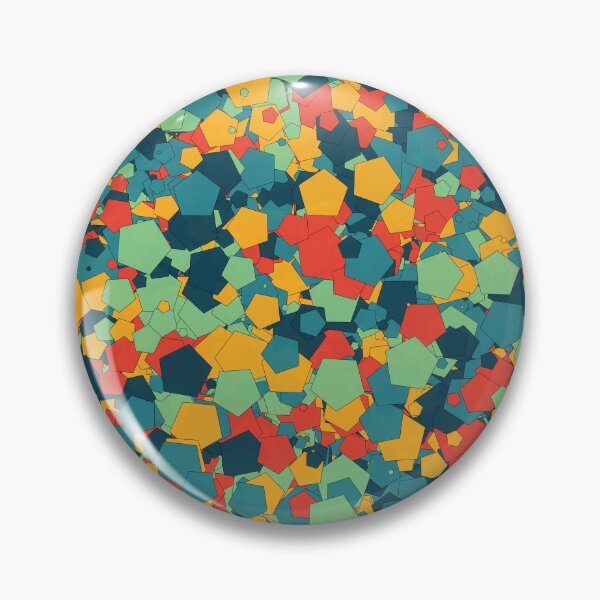 Item preview, Colorful Pentagons by Jerome Herr designed and sold by Rupert Russell.