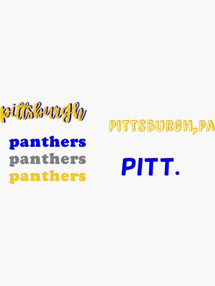 "pitt sticker pack" Sticker by keyashah Redbubble
