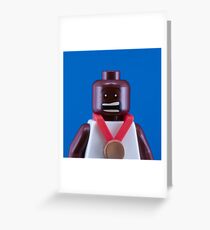 Mo Farah Portrait Greeting Card