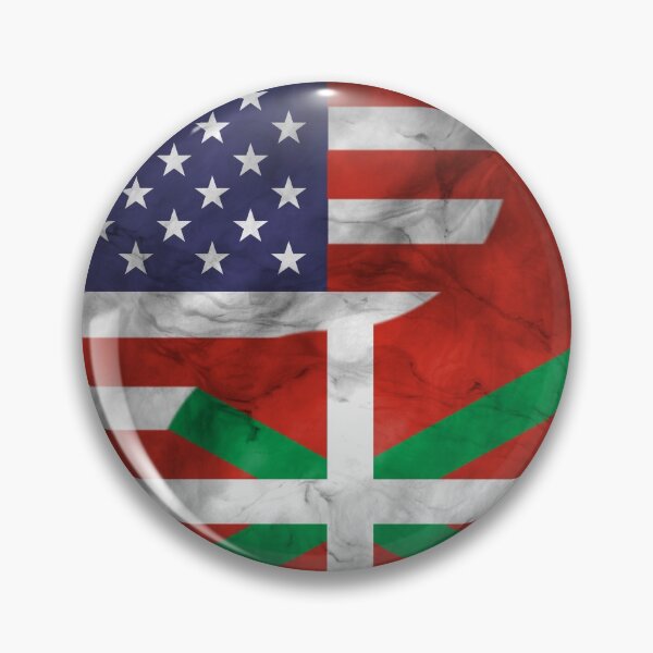 Item preview, USA and Basque Dual Flag Yin Yang Combination designed and sold by ockshirts.