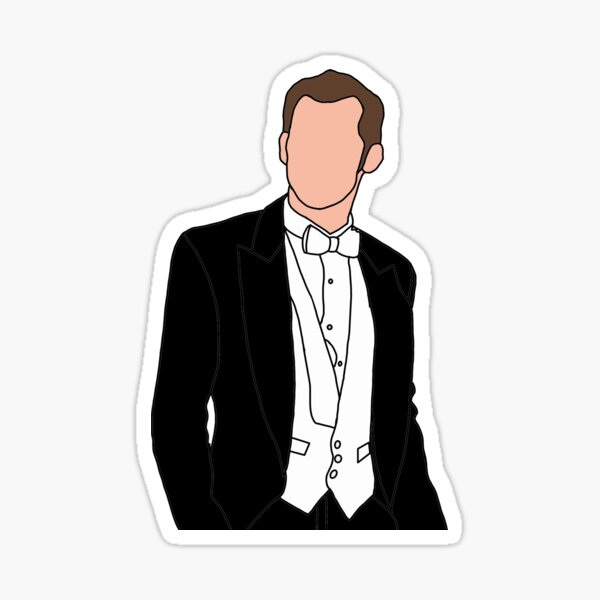 Kol Mikaelson at the Mikaelson ball Sticker for Sale by Alisaaak1