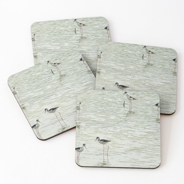 Item preview, Black-Necked Stilts Foraging  designed and sold by Inuyasha907.