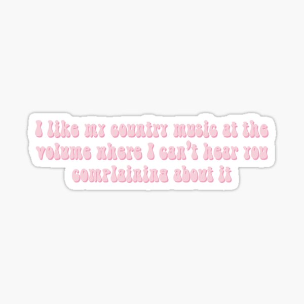Aperçu de l'œuvre J'aime ma musique country créée et vendue par itsjulesmitch.