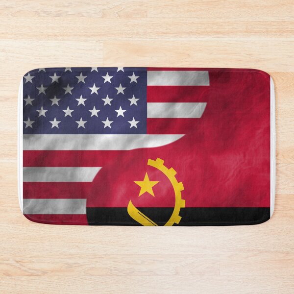 Item preview, USA and Angola Dual Flag Yin Yang Combination designed and sold by ockshirts.