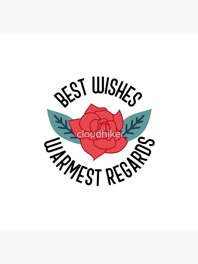 Best wishes card lettering beautiful greeting Vector Image