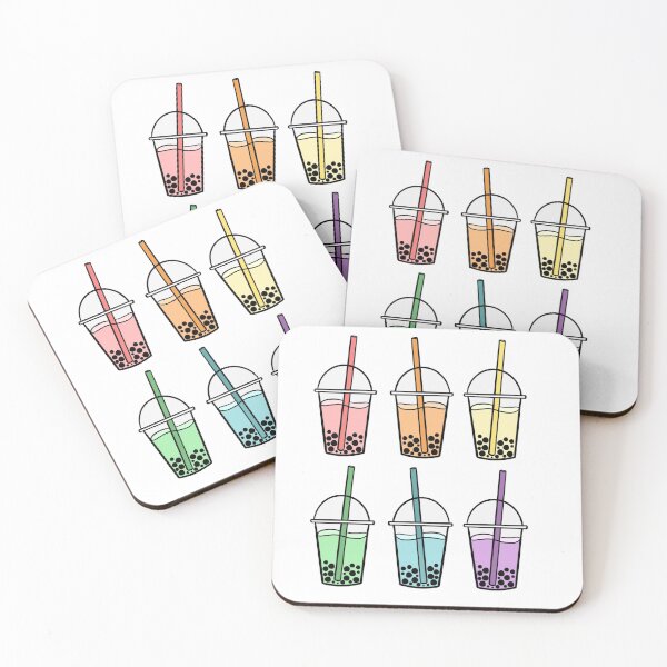 Item preview, Rainbow Bubble Tea designed and sold by fireopalart.