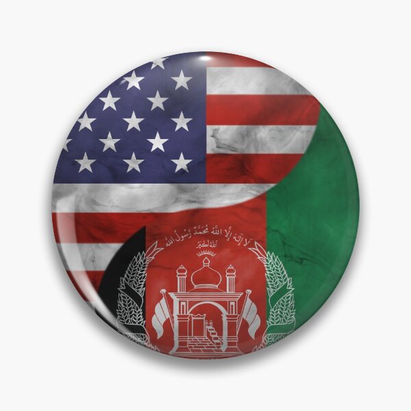 Item preview, USA and Afghanistan Dual Flag Yin Yang Combination designed and sold by ockshirts.