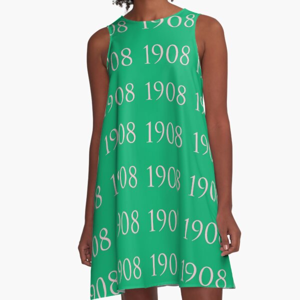 Salmon Pink 1908 A-Line Dress