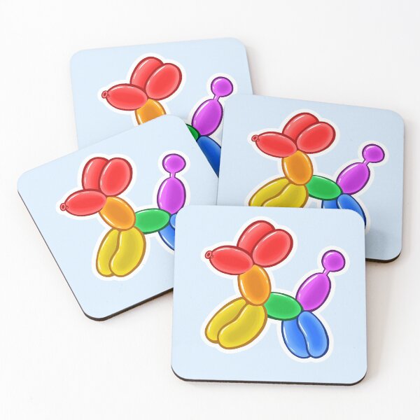 Item preview, Rainbow Balloon Dog designed and sold by aviafloras.