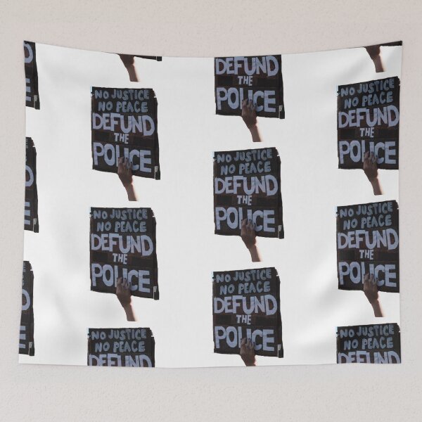 Item preview, No Justice No Peace Defund the Police designed and sold by Brooke-da.