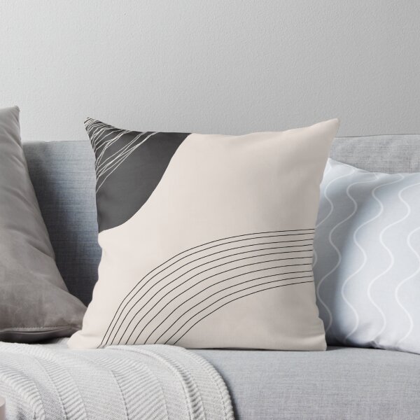 Item preview, Abstract line drawing. Black on cream. designed and sold by PandaAvenue.