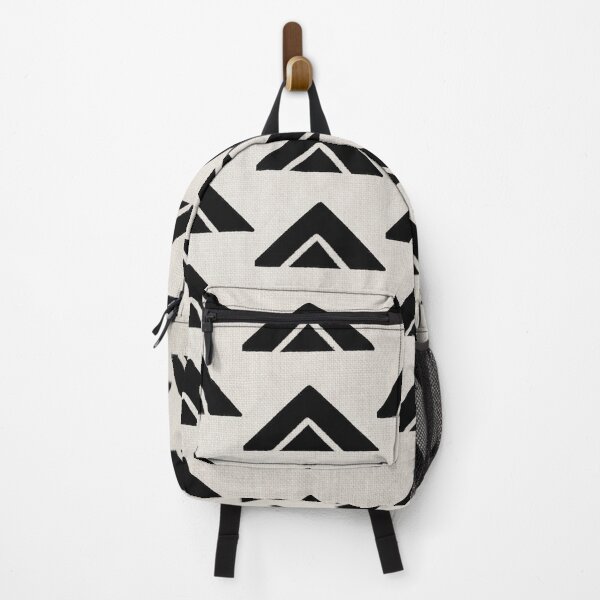 Item preview, Mudcloth Black Triangles in White designed and sold by Eva Camacho-Sanchez.