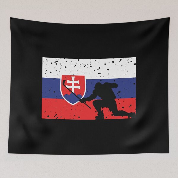 Item preview, Slovakia Ice Hockey Silhouette Celebration Distressed designed and sold by CanvasTee.