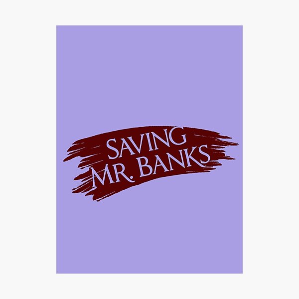 Saving mr banks Photographic Print