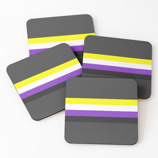 Item preview, Nonbinary Pride Flag Horizontal Stripes designed and sold by sammi-ts.