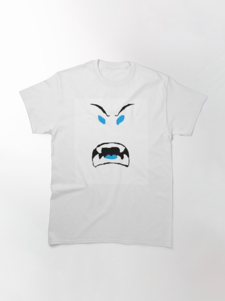 Blizzard Beast Mode Roblox Face Print T Shirt By Weebified Redbubble - beast face roblox