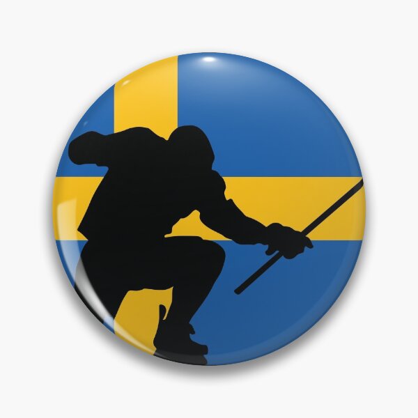 Artikelvorschau, Schweden-Eishockey-Schattenbild-Tor-Feier entworfen und verkauft von CanvasTee.