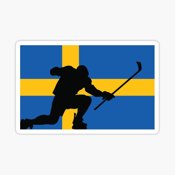 Artikel-Vorschau von Schweden-Eishockey-Schattenbild-Tor-Feier, designt und verkauft von CanvasTee.