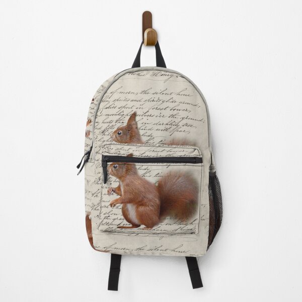 Item preview, dark academia autumn fall fairytale scripts woodland animal squirrel designed and sold by LEILA ART SPACE.