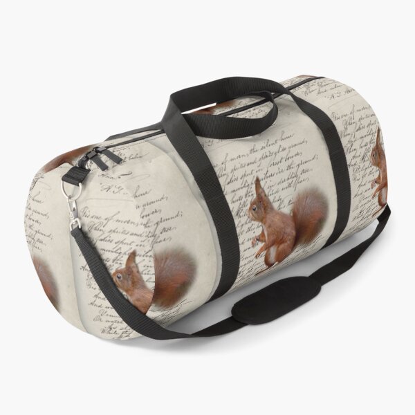 Item preview, dark academia autumn fall fairytale scripts woodland animal squirrel designed and sold by LEILA ART SPACE.