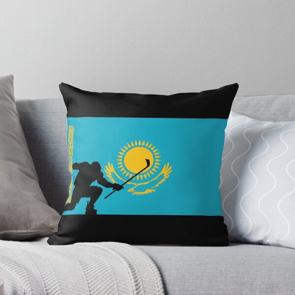 Item preview, Kazakhstan Ice Hockey Silhouette Celebration designed and sold by CanvasTee.