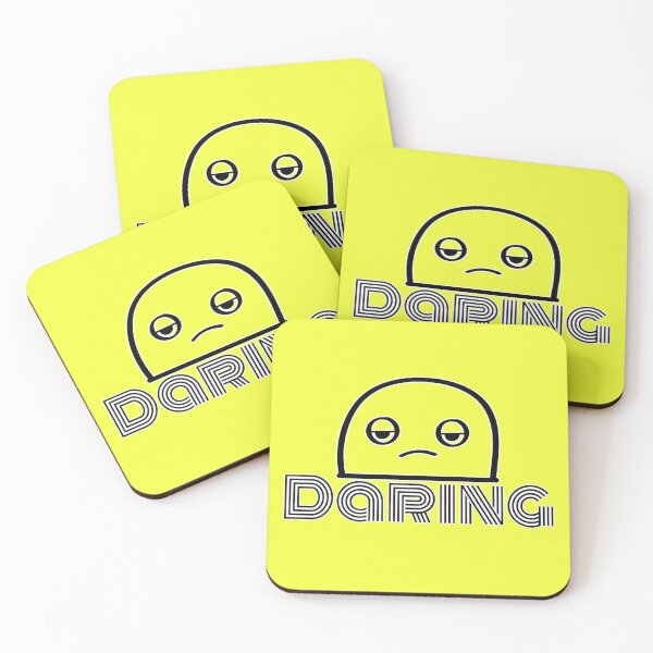 Item preview, daring face and written under it daring. designed and sold by Stefan Dissler.