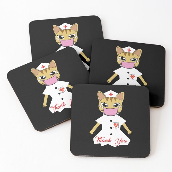 Item preview, Thank You Nurses - Masked Cat Nurse designed and sold by SammyBad.