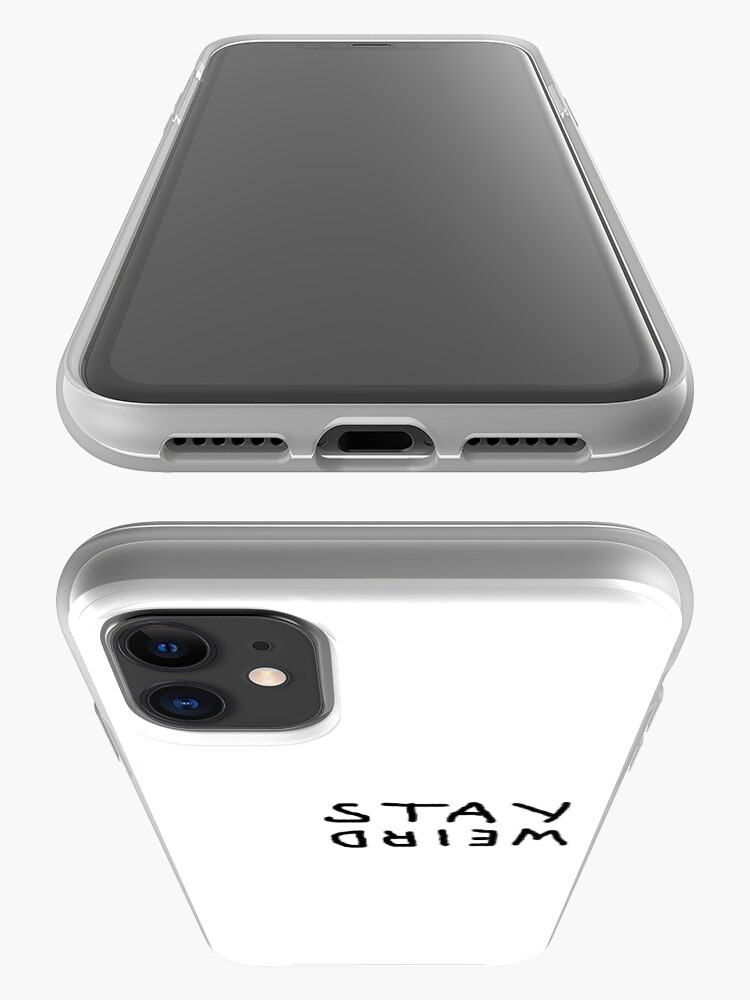 Alternate view of STAY WEIRD iPhone Case