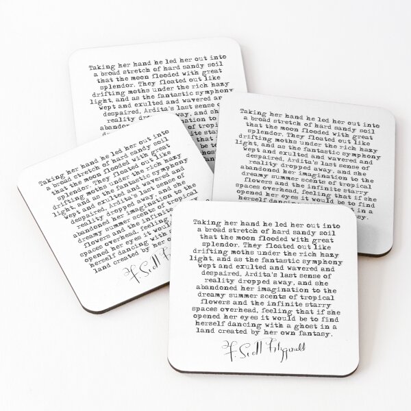 Item preview, In a land created by her own fantasy - Fitzgerald designed and sold by peggieprints.