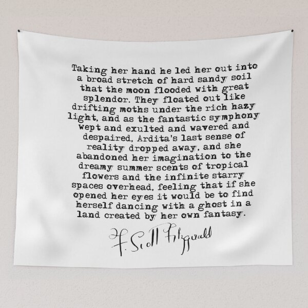 Item preview, In a land created by her own fantasy - Fitzgerald designed and sold by peggieprints.